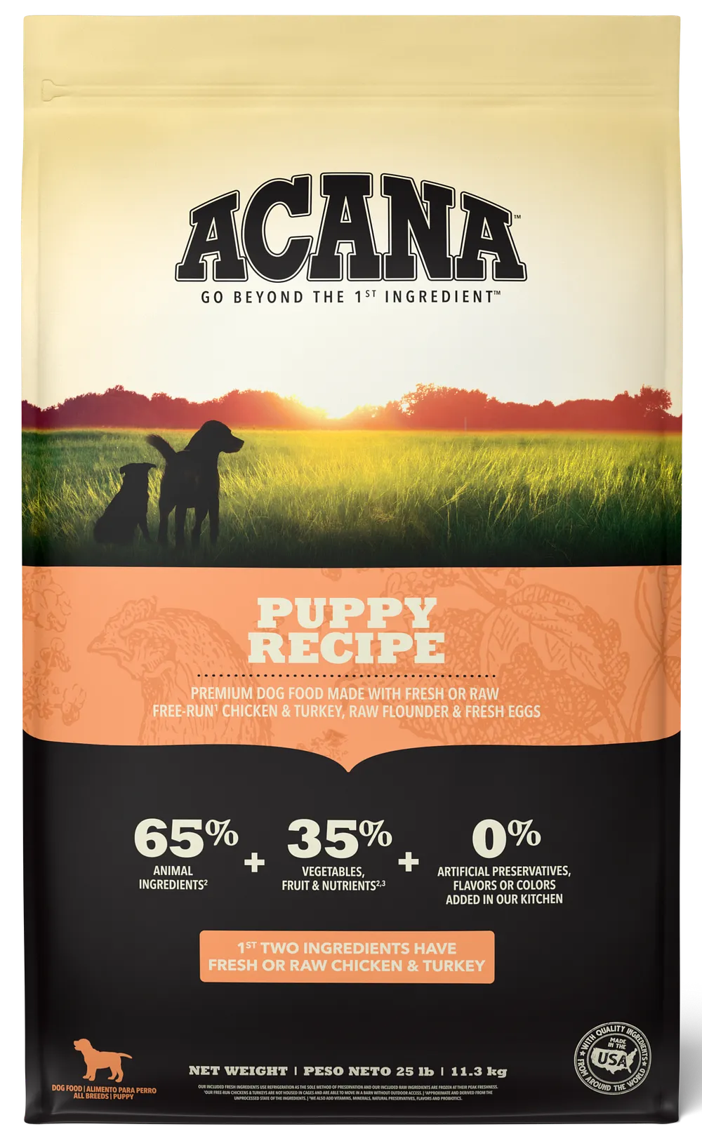 Acana Dog bag lineup Puppy